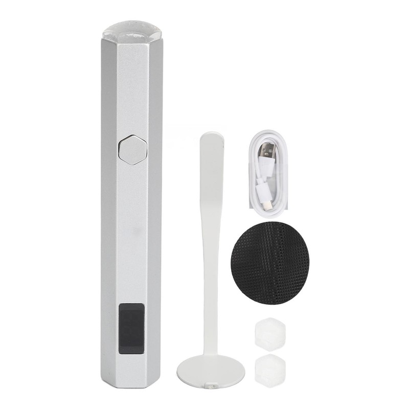 Mini LED Nail Lamp 2 Gears Portable Clear Silicone Tip