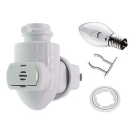 JNXQWE Auto On Sensor Plug in Night Light Module,Wall Light Plug with Light Sensitive On/Off Switch,Rotating E12 Base Night Light Socket for Making Your Own DIY Decorative Night Lights