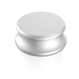 Preffair Audiophile Weight Ballast 280G/9.9 OZ Aluminum Turntable Weight Holder, Turntable, Vinyl Optical Disc Player, Soft Pad for Stabilizing Speed of LP Ballast (Silver)
