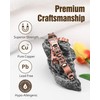 Jecanori Copper Magnetic Bracelet & Ring for Men,Pure Copper Cross