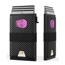 typecase Wallet Men's Combination Wallet, 8 Card Capacity, Summer Business Card Holder, Interesting Card Holder Design for Men, Suitable for Daily Use, Multifunctional Wallet with Driver's License Slot - Color: Black