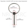 Stainless Steel 316 Lynch pins Linch Pin Dia 6.1mm(1/4In) x