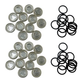 MOMOIRO SAMURAI Master Cylinder Motorcycle Confirmation Window Inspection Approx. 0.7 inches (18 mm), Set of 30