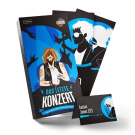 CRIMECASES Crime Dinner for 6-8 Players: The Last Concert | The Scary Cheerful Rock Star Crime Dinner for 6 to 8 People | Murderous Dinner Party from 14 Years