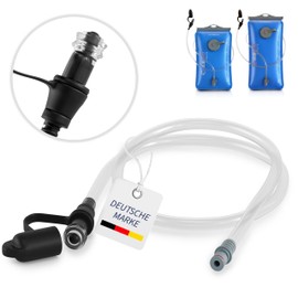 SASMO® Hydration Tube for Hydration Bladder, 100 cm Extra Length, Drinking System Accessories, BPA-Free, Replacement Hose Hydration Bladder with Bite Valve