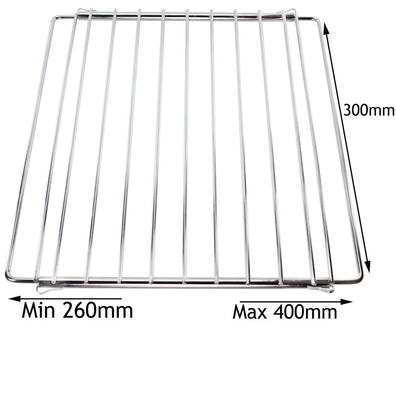 SPARES2GO Universal Adjustable Extendable Small Mini Oven Shelf for Caravan/Motorhome