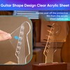 Light Up Guitar Pick Holder: Rechargeable Picks Display Case with