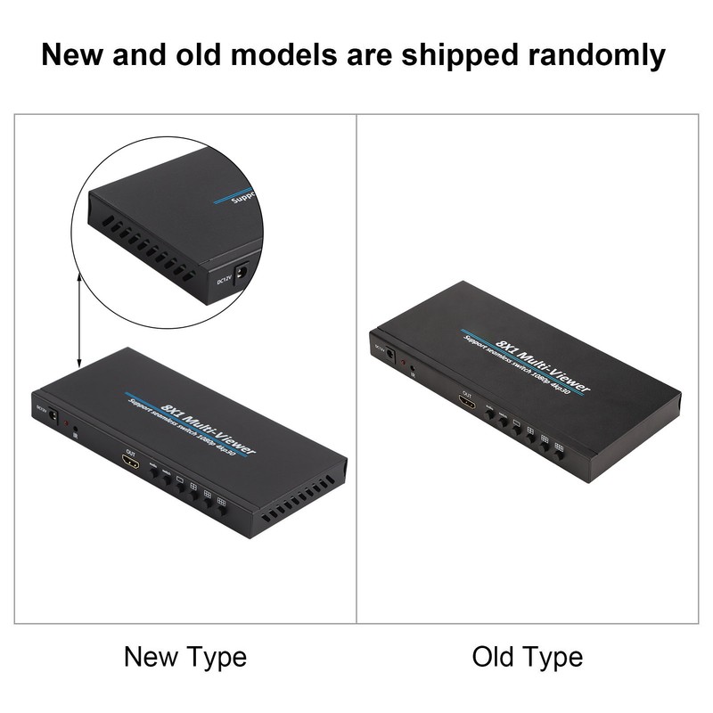 Multi Viewer Screen Divider 8x1 HD Multimedia Interface Screen Spliter