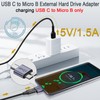 QIANRENON 10Gbps USB C to Micro B External Hard Drive