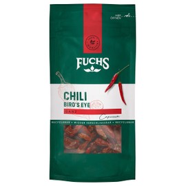 Fuchs Spices - Chili Bird's Eye in a resealable recyclable bag - made from natural ingredients - 10 g