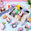 Blueweenly 36 Pcs Easter Mini Animal Plush Toy Set Small