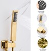 LRVBKUSAV Gold fa hand shower head, brass High pressure flushing