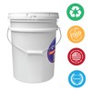 ePackageSupply, 5 Gallon Plastic Bucket with Airtight Lid I Food