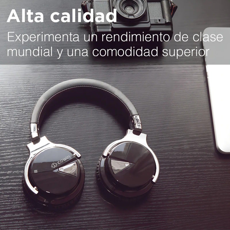 Auriculares Inalmbricos Bluetooth Cowin E7, Llamada De Micrfono, 30 Horas