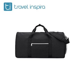 travel inspira,   Carnival capsule bag ,Convertible Travel Suit Bag, Jenni Bag, Carry-On Garment Duffel Bag for Men and Women - 2 in 1 Hanging Suitcase Suit Business Travel Bag - Color: Gray