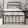Allewie 14 Inches Twin Size Metal Platform Bed Frame with