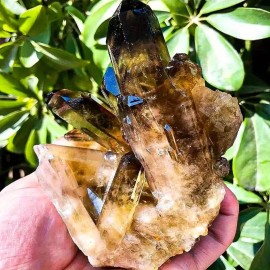 Wholesale Natural Energy Smoky Quartz Cluster Healing Raw Rock Quartz Stone Healing Crystal Crafts for Home DecorationColor: Smoky Quartz Cluster, Size: One Size
