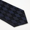 Ojier Men's Necktie, 100% Silk, Jacquard Tie, Regular Tie, Argyle