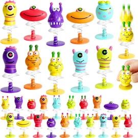 Eerrhhaq 30 PCS Spring Launchers Toys,Big Eye Monster Jumping Popper Toy,Pop Up Bouncy Spring Toys for Kids,Pinata Toys,Goodie Bags,Classroom Prizes