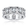 AnuClub Moissanite Wedding Ring Wedding Band D Color VVS1 925