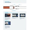 EZRODI 12pcs White Plastic Union Connector (1/4-in OD x 1/4-in