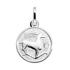 MyGold MOD-07067 Zodiac Pendant (without Chain) Sterling Silver Small Diameter