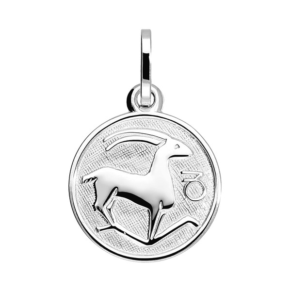 MyGold MOD-07067 Zodiac Pendant (without Chain) Sterling Silver Small Diameter