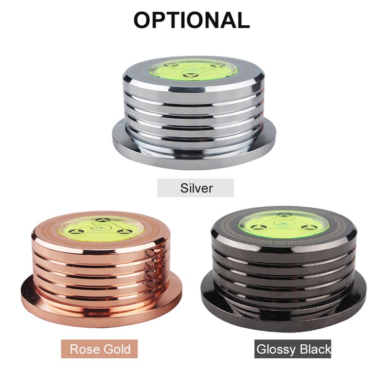 Record Weight Stabilizer 50Hz Bubble Level Speed Detection Turntable LP