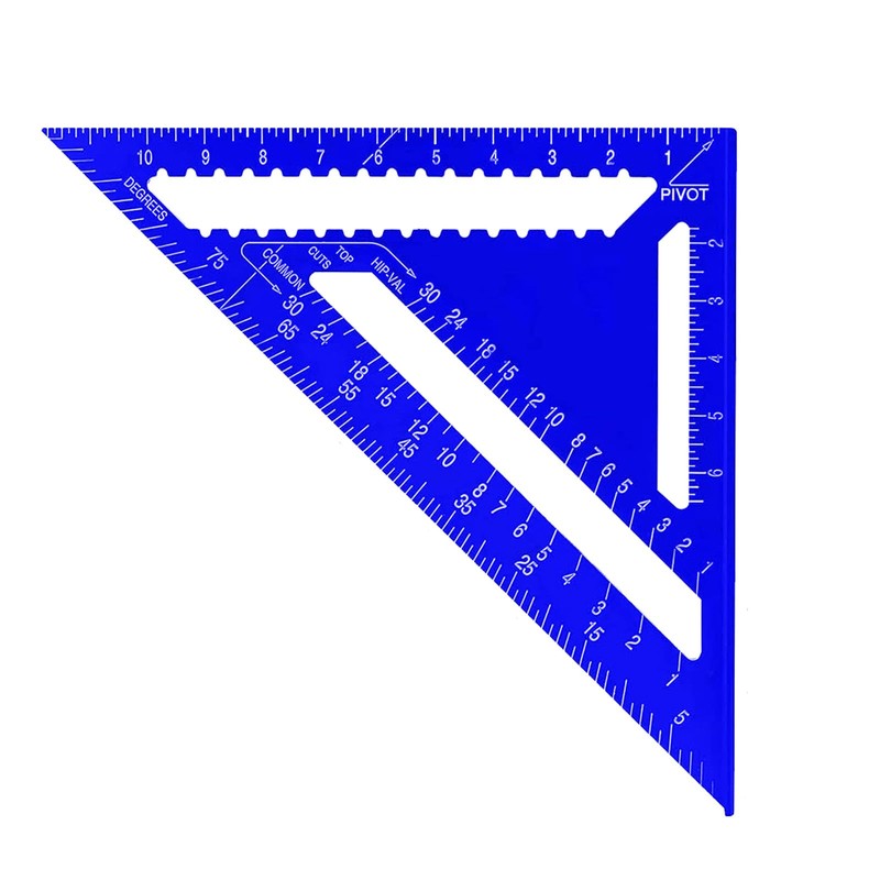 Rafter Square 12 Inch Aluminum Alloy Square Tool, Carpenters Square,