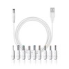 USB to DC 5V Power Cable with 9 Interchangeable Tips,