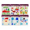 Pegatinas De Gel Navideñas Para Decoracion De Ventanas 3 Pzs
