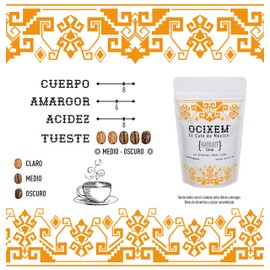 OCIXEM, Café en Grano Colima, Nayarit, 454 gramos