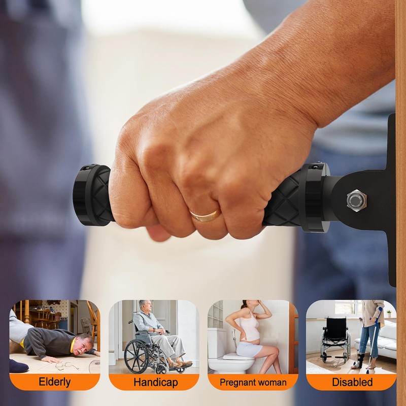 Koalafast Flip Up Grab Bars for Seniors for Wall 6.7