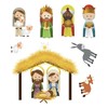 Nativity Window Cling Set, Decorative Figures and Characters, Christmas Activity