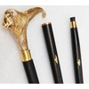 india.nautical.store Handmade Walking Stick Lion Walking Cane Stick Designer Brass