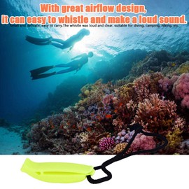 Keenso Emergency Whistle Safety Whistle with Lanyard for Outdoor Camping Hiking Boating