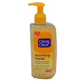 Clean & Clear Morning Burst Facial Cleanser Oil Free Bursting Beads 8 oz