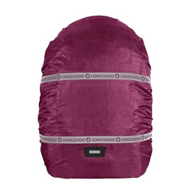 coocazoo Rain Cover Reflective Waterproof Taped Seams Suitable for Backpacks and Satchels Protects from Rain and Dirt from 3rd Class, Berry - Pink, Contemporary