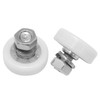 Xhziy Drawer Pulley 10pcs 22mm/0.87inch Nylon & Stainless Steel, Ball