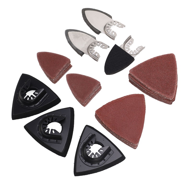 106Pcs Oscillating Tool Sanding Pads Kit for Metal 6Pcs Finger