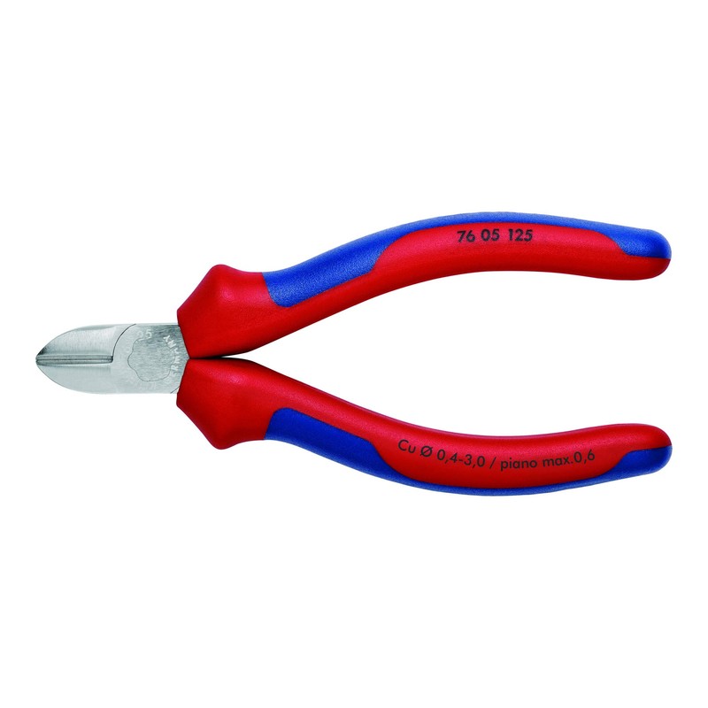 クニペックス KNIPEX 7605-125 エレクトロニクスニッパー