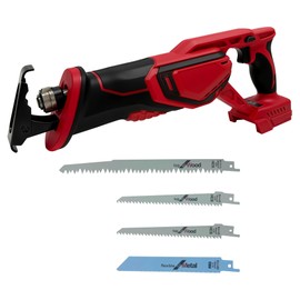 Cordless Reciprocating Saw Compatible MILWAUKEE 18V LI-ION Battery.Electric Sierra Recíproca With Brushless Motor And 4 Blades、Tools-Free Blades Install.0-3500RPM Recipro sawzall For Wood/Metal/PVC.