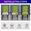 Howhic Chair Covers for Dining Room Set of 4, Stretchy