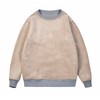 MAGCOMSEN Winter Sweatshirts For Men Crewneck Tops Thick Cotton Sweatshirts