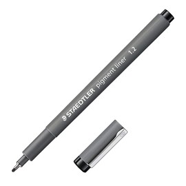 Staedtler Pigment Liner, 1.2 mm, 308 Black, Pack of 1, 308 12-9