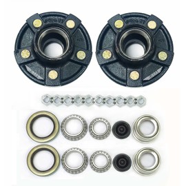 LIBRA Set of 2 Trailer Idler Hub Kits 5 on 5" for 3500 lbs Axle - 22018K
