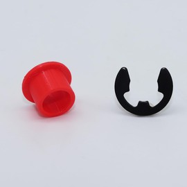 Upgrade Shifter Cable Bushing For Toyota Sienna 3.3L 3.5L Gear Linkage End Grommet with Lock Washer Replacement Auto Selector Repair Kit Shifting Isue Fix