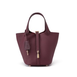 Women's Cowhide Bag, Ladies Purse, Fashionable Solid Color Handbag, Casual Versatile Shoulder Bag for Daily Used, Trendy All-match Commuter Bag:_Burgundy_one size fits all