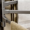 Swivel Towel Rack 4 Arms Thickened Space Aluminum 180 Degrees