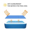 NOENNULL Pool Cover, Solar Pool Cover for Round Rectangle Swimming